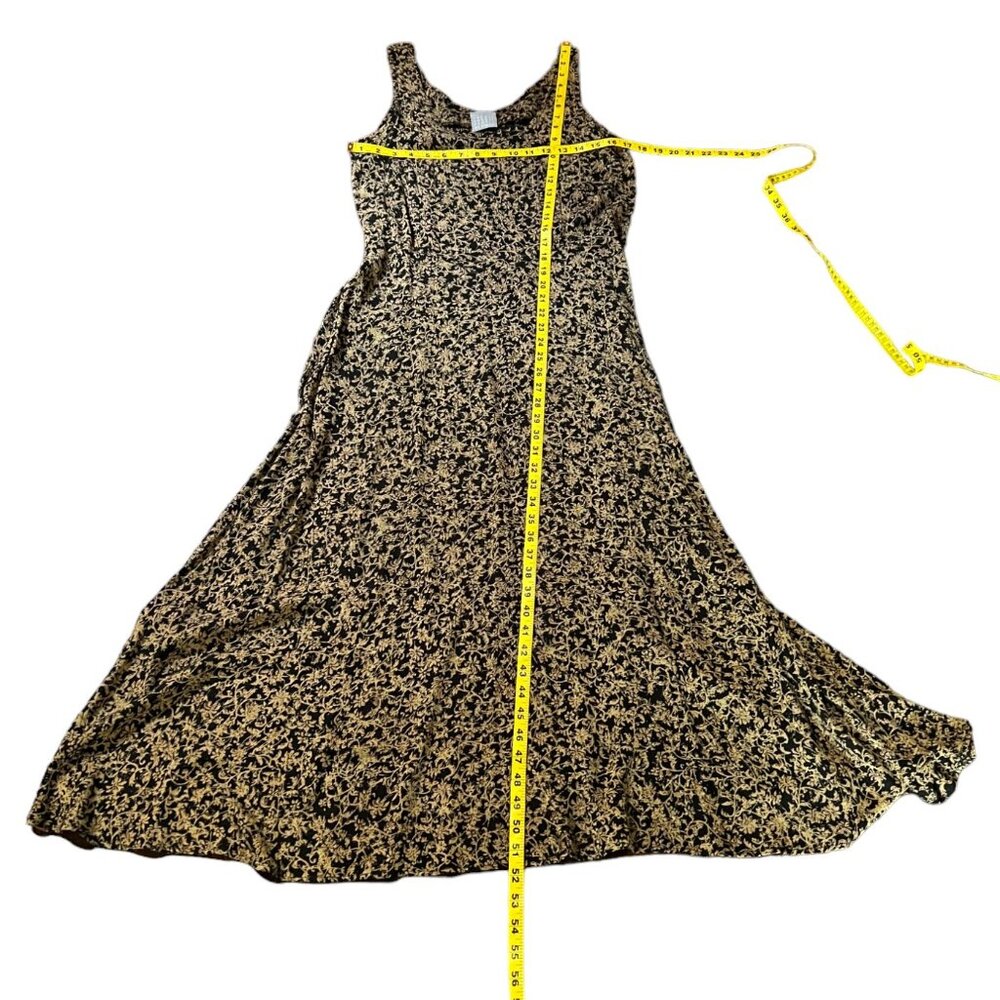 Rabbit Rabbit Rabbit Designs Sleeveless Floral Print Maxi Sundress, Size 8 M - Picture 3 of 9